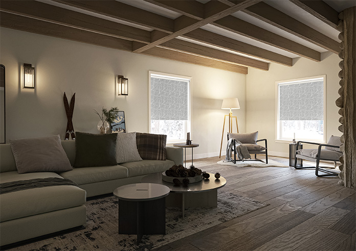 Lino Arches, True Grey - Roller Blind - Image 7
